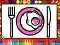 Παιχνίδι Color and Decorate Dinner Plate