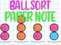 Παιχνίδι Ball Sort Paper Note