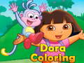Παιχνίδι Dora Coloring