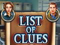 Παιχνίδι List of clues
