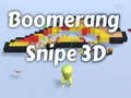 Παιχνίδι Boomerang Snipe 3D