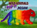 Παιχνίδι Wild Animals Pop It Jigsaw