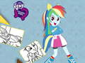 Παιχνίδι Equestria Girls Coloring Book