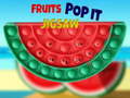 Παιχνίδι Fruits Pop It Jigsaw