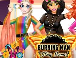 Burning Man Μείνετε στο σπίτι