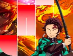 Anime Kimetsu no Demon Slayer Πλακάκια Πιάνο 