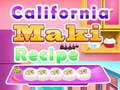 Παιχνίδι California Maki Recipe
