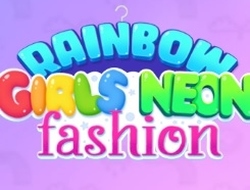 Rainbow Girls Neon Fashion