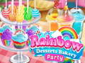 Παιχνίδι Rainbow Desserts Bakery Party