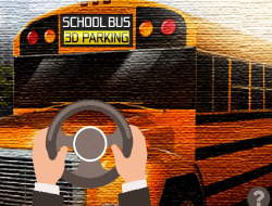 Σχολικό λεωφορείο 3D Parking 