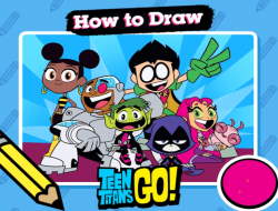 Hot για να σχεδιάσετε τους Teen Titans Go!