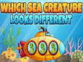 Παιχνίδι Which Sea Creature Looks Different