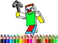 Παιχνίδι Back to School: Minecraft Coloring