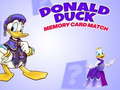 Παιχνίδι Donald Duck memory card match