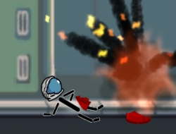 Μύγα stickman.