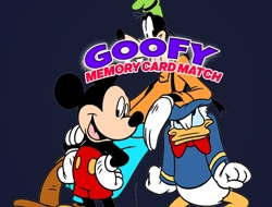 Goofy Ταίριασμα κάρτας μνήμης .