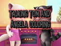 Παιχνίδι Talking Tom and Angela Coloring