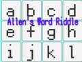 Παιχνίδι Allen's Word Riddle