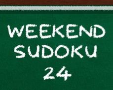 Σαββατοκύριακο Sudoku 24 .