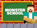 Παιχνίδι Monster School: Roller Coaster & Parkour