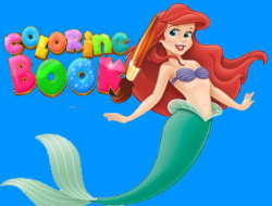 Βιβλίο ζωγραφικής για την Ariel Mermaid .