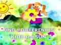 Παιχνίδι Find 5 Differences Kids and Sun