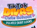 Παιχνίδι TikTok Divas Cute School Pleated Skirt Looks