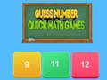 Παιχνίδι Guess number Quick math games