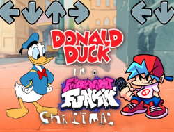 Donald Duck Παρασκευή σε ένα βράδυ Funkin Χριστούγεννα.