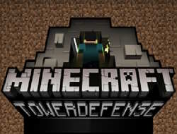 Υπεράσπιση πύργου Minecraft.