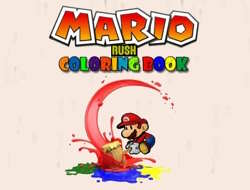 Βιβλίο ζωγραφικής Mario Rush .