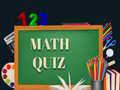 Παιχνίδι Math Quiz 