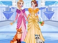 Παιχνίδι Elsa & Anna's Icy Dress Up