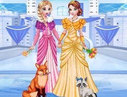 Το παγωμένο ντύσιμο της Elsa & Anna.