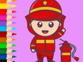 Παιχνίδι Coloring Book: Fireman