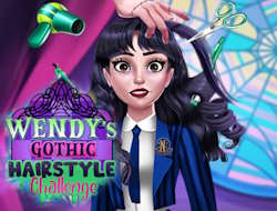 Πρόκληση Wendy's Gothic Hairstyle .