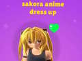 Παιχνίδι Sakora Anime Dress Up