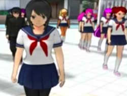 Sakura School κορίτσι Yandere Simulator.
