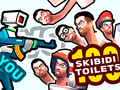 Παιχνίδι You vs 100 Skibidi Toilets