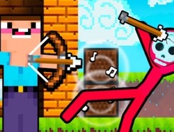Noob Archer vs Stickman Zombie.