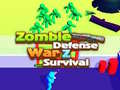 Παιχνίδι Zombie defense: War Z Survival