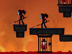 Ninja Stickman Warrior HTML5.