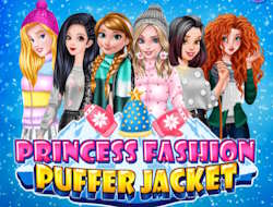 Princesses Fashion Puffer σακάκι.