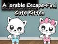 Παιχνίδι Adorable Escape Find Cute Kitten