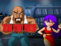 Ρετρό Street Fighter .
