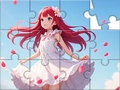 Παιχνίδι Jigsaw Puzzle: White Dress Girl