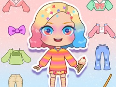 Salon μακιγιάζ κούκλα Chibi