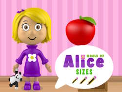 World of Alice μεγέθη.