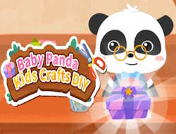 Baby Panda Kids Crafts DIY.