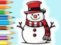 Παιχνίδι Coloring Book: Snowman Family